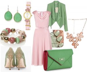 Sage and blush pink