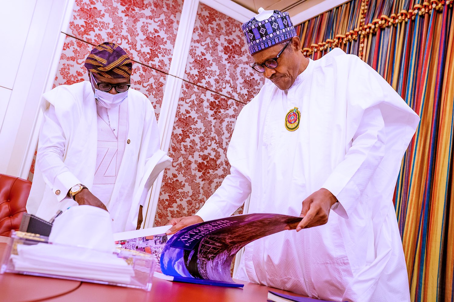 Sanwo-Olu Updates Buhari