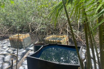 Illegal refinery in Bayelsa - FOB Formoso - Nigerian Navy