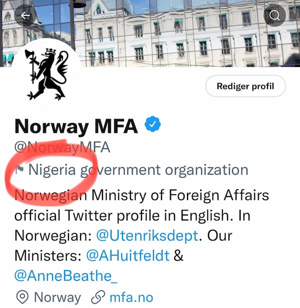 Norwegian ministry of foreign affairs