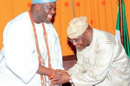 Ooni of Ife and Alhaji Atiku Abubakar