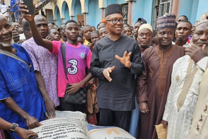 Peter Obi with Onitsha Muslim community