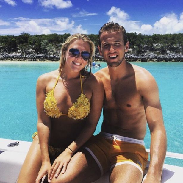 Harry Kane and wife Katie Goodland