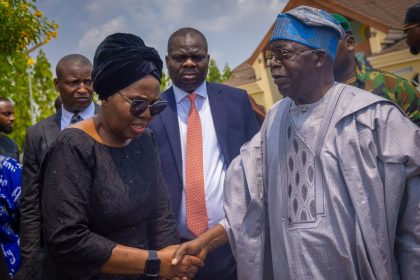 President Bola Tinubu visits late Rotimi Akeredolu's family