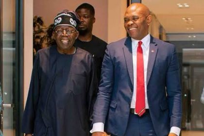 President Bola Tinubu and Tony Elumelu