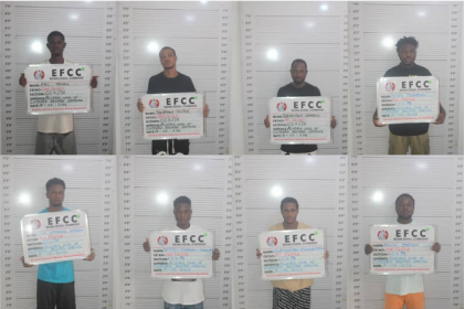 EFCC - internet fraudsters in Benin City