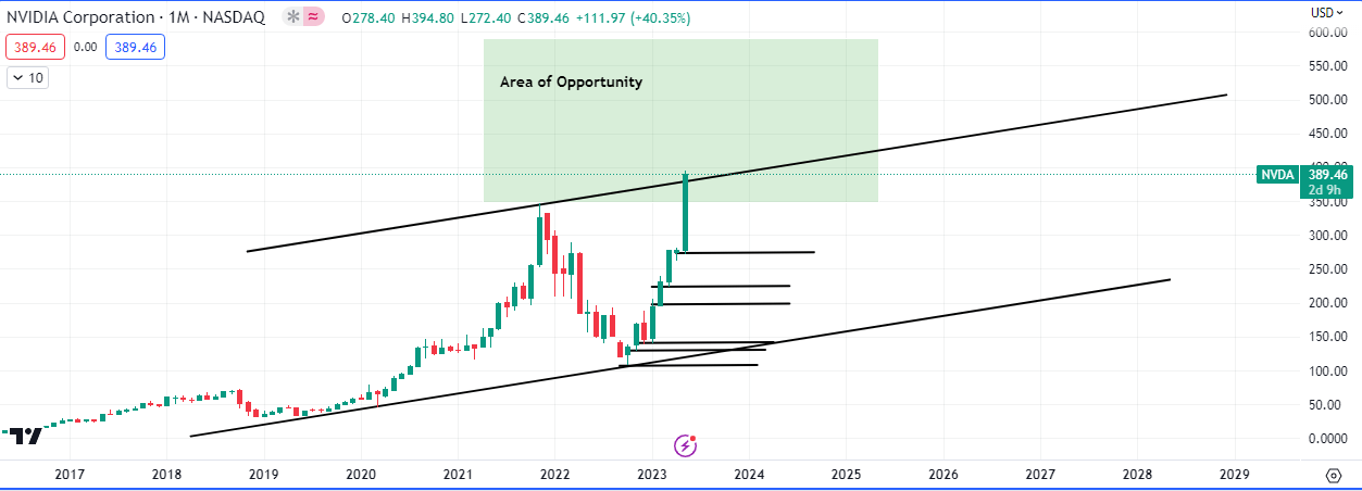 $NVDA Monthly Chart